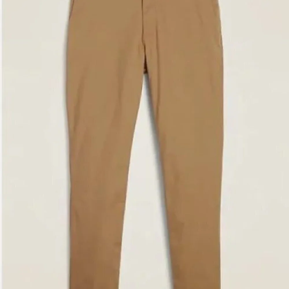 Old Navy Ultimate Tech Slim Built In Flex Chino Y2K Pants 54x30 Dark Khaki $55